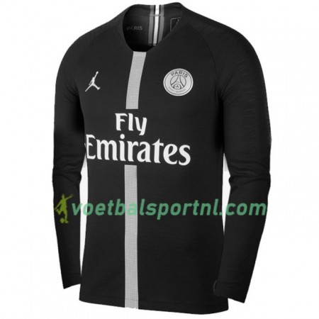 Paris Saint-Germain Jodan Zwart Third Shirt 2018-19 L/S
